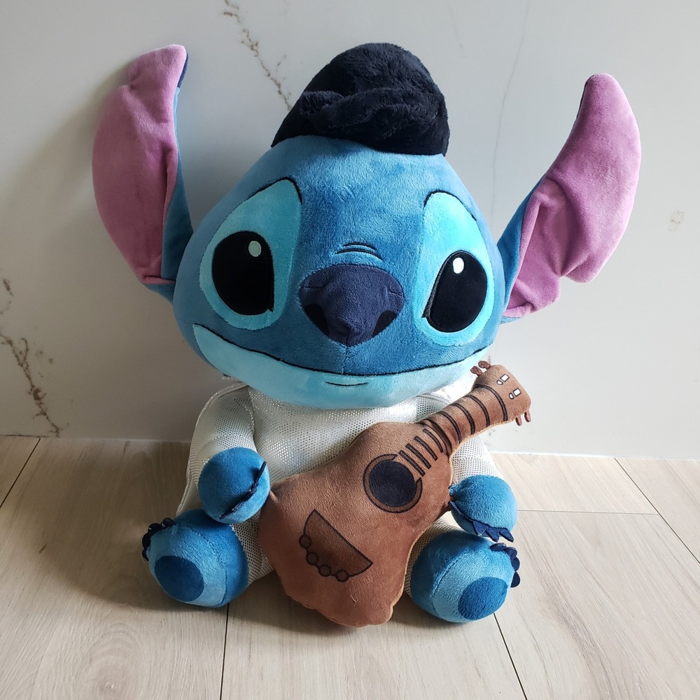 Disney Stitch Elvis Plush 16 HugMe NECA Kidrobot Vibrating Lilo Collectible